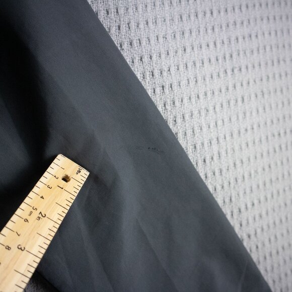 Nike 2000s Grey Tag Striped Windbreaker Light Jacket Mens S - Picture 7 of 8